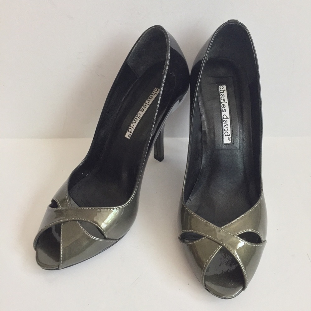 Charles David Peep Toe Pumps